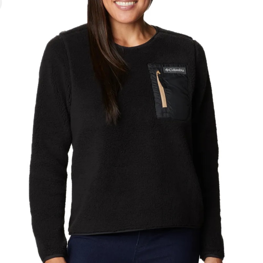 Columbia | West Bend Black Fleece Pullover Jacket